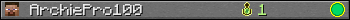 ArchiePro100 userbar 350x20