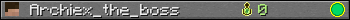 Archiex_the_boss userbar 350x20