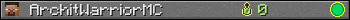 ArchitWarriorMC userbar 350x20