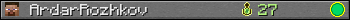 ArdarRozhkov userbar 350x20