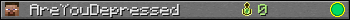 AreYouDepressed userbar 350x20