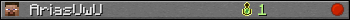 AriasUwU userbar 350x20