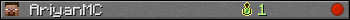 AriyanMC userbar 350x20