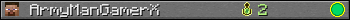 ArmyManGamerX userbar 350x20