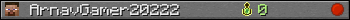 ArnavGamer20222 userbar 350x20