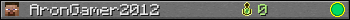 AronGamer2012 userbar 350x20