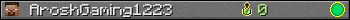 AroshGaming1223 userbar 350x20