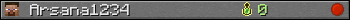 Arsana1234 userbar 350x20