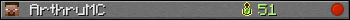 ArthruMC userbar 350x20