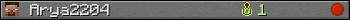 Arya2204 userbar 350x20