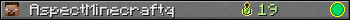 AspectMinecraftq userbar 350x20