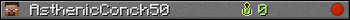 AsthenicConch50 userbar 350x20