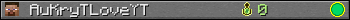 AuKryTLoveYT userbar 350x20