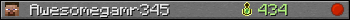 Awesomegamr345 userbar 350x20