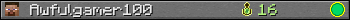 Awfulgamer100 userbar 350x20