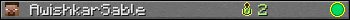 AwishkarSable userbar 350x20