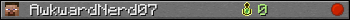 AwkwardNerd07 userbar 350x20