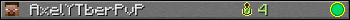 AxelYTberPvP userbar 350x20