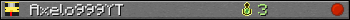 Axelo999YT userbar 350x20