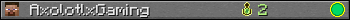 AxolotlxGaming userbar 350x20