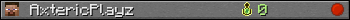 AxtericPlayz userbar 350x20