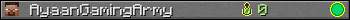 AyaanGamingArmy userbar 350x20