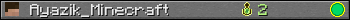 Ayazik_Minecraft userbar 350x20