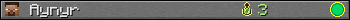 Aynyr userbar 350x20