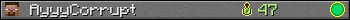 AyyyCorrupt userbar 350x20