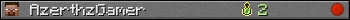 AzerthzGamer userbar 350x20