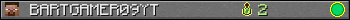 BARTGAMER09YT userbar 350x20