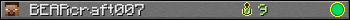 BEARcraft007 userbar 350x20