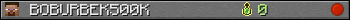 BOBURBEK500K userbar 350x20