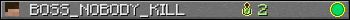 BOSS_NOBODY_KILL userbar 350x20