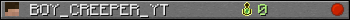 BOY_CREEPER_YT userbar 350x20