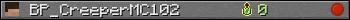 BP_CreeperMC102 userbar 350x20