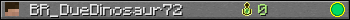 BR_DueDinosaur72 userbar 350x20
