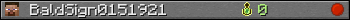 BaldSign0151921 userbar 350x20