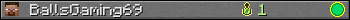 BallsGaming69 userbar 350x20