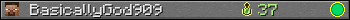 BasicallyGod909 userbar 350x20