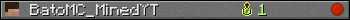 BatoMC_MinedYT userbar 350x20