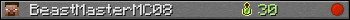 BeastMasterMC08 userbar 350x20