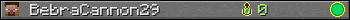 BebraCannon29 userbar 350x20