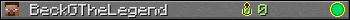 BeckGTheLegend userbar 350x20