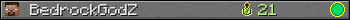 BedrockGodZ userbar 350x20