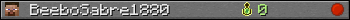 BeeboSabre1880 userbar 350x20