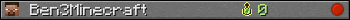 Ben3Minecraft userbar 350x20