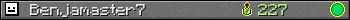 Benjamaster7 userbar 350x20