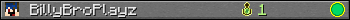 BillyBroPlayz userbar 350x20