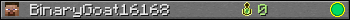 BinaryGoat16168 userbar 350x20